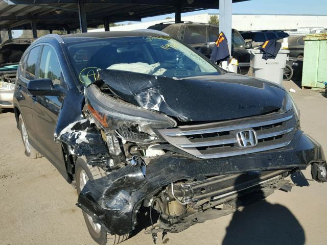 2HKRM3H72EH533105 - 2014 HONDA CR-V EXL BLACK photo 1