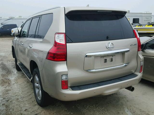 JTJBM7FX4B5028168 - 2011 LEXUS GX BASE GOLD photo 3