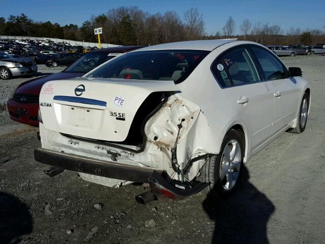 1N4BL21E77C161613 - 2007 NISSAN ALTIMA 3.5 WHITE photo 4