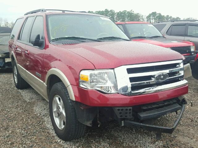 1FMFU17598LA35888 - 2008 FORD EXPEDITION RED photo 1