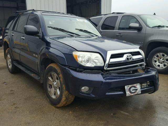 JTEBU14R568058929 - 2006 TOYOTA 4RUNNER SR BLUE photo 1