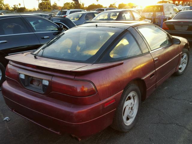 4E3CT64U6NE112177 - 1992 EAGLE TALON TSI MAROON photo 4