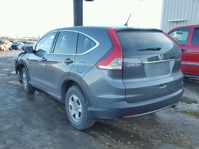 2HKRM4H31DH115264 - 2013 HONDA CR-V LX SILVER photo 3