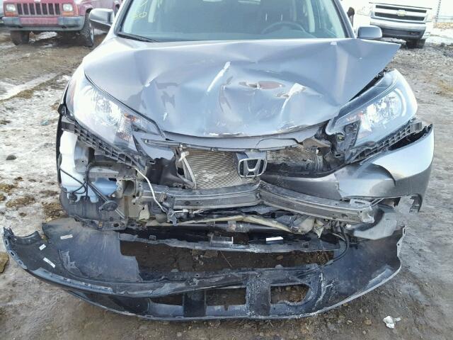 2HKRM4H31DH115264 - 2013 HONDA CR-V LX SILVER photo 7