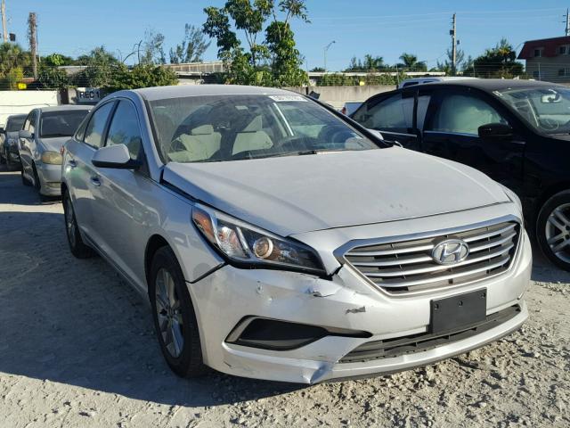 5NPE24AF5GH406427 - 2016 HYUNDAI SONATA SE SILVER photo 1