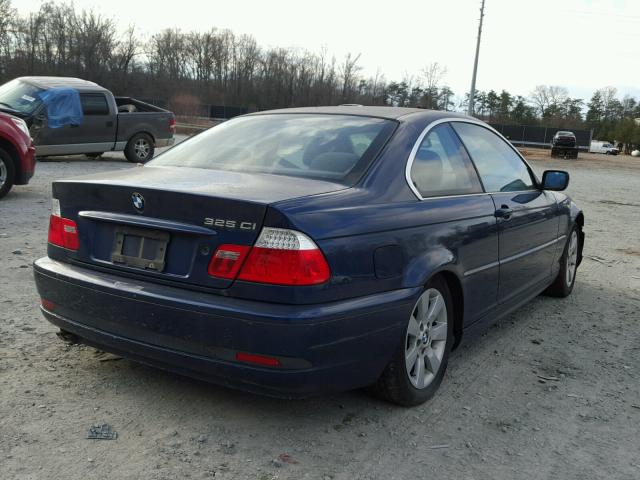 WBABD33455PL06281 - 2005 BMW 325 CI BLUE photo 4