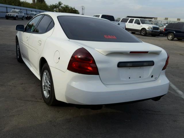2G2WP522641256594 - 2004 PONTIAC GRAND PRIX WHITE photo 3