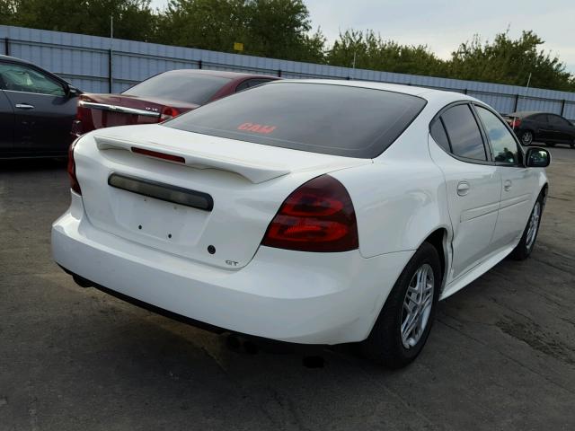 2G2WP522641256594 - 2004 PONTIAC GRAND PRIX WHITE photo 4