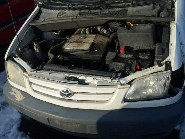 4T3ZF13C53U521622 - 2003 TOYOTA SIENNA LE WHITE photo 7