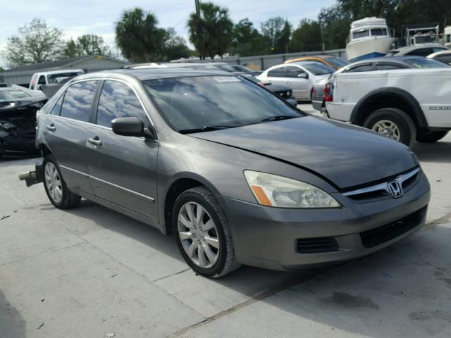 1HGCM66556A052171 - 2006 HONDA ACCORD EX CHARCOAL photo 1