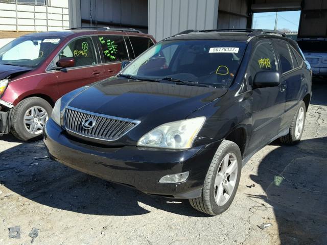 JTJGA31U940035587 - 2004 LEXUS RX 330 BLACK photo 2