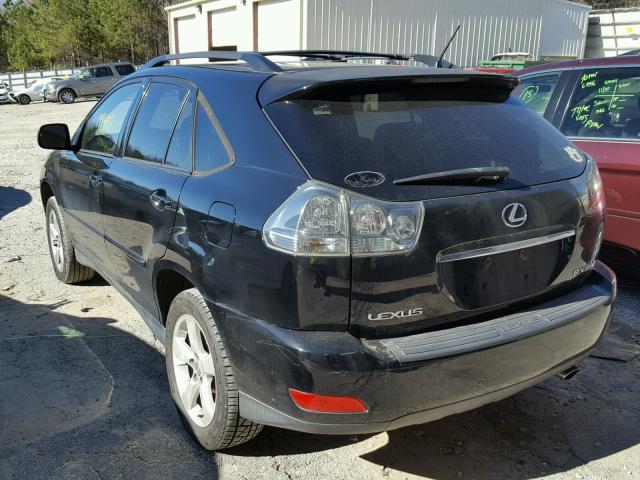 JTJGA31U940035587 - 2004 LEXUS RX 330 BLACK photo 3