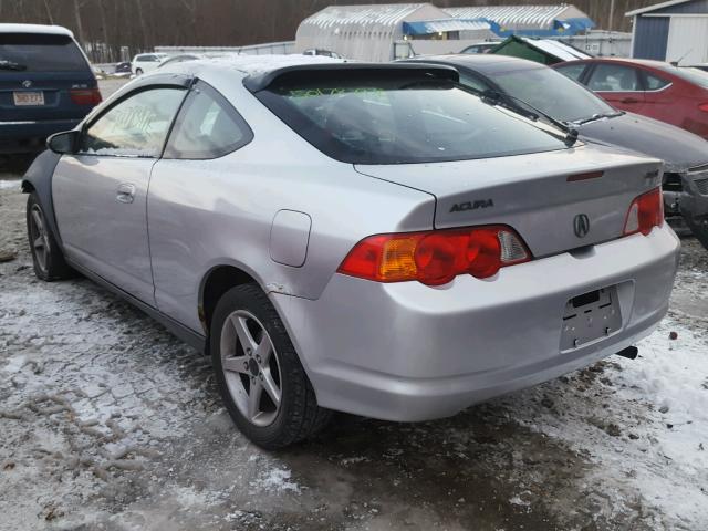 JH4DC538X2C001597 - 2002 ACURA RSX GRAY photo 3