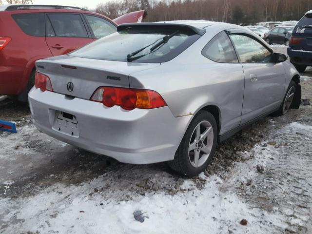 JH4DC538X2C001597 - 2002 ACURA RSX GRAY photo 4