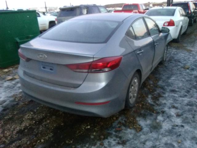 5NPD74LF7HH047285 - 2017 HYUNDAI ELANTRA SE GRAY photo 4