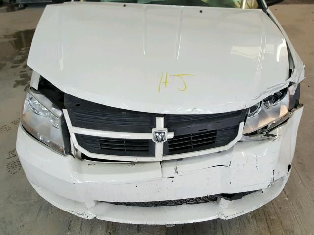 1B3CC4FB2AN106802 - 2010 DODGE AVENGER SX WHITE photo 7