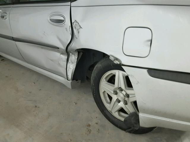 2G1WH55K939435418 - 2003 CHEVROLET IMPALA LS SILVER photo 9