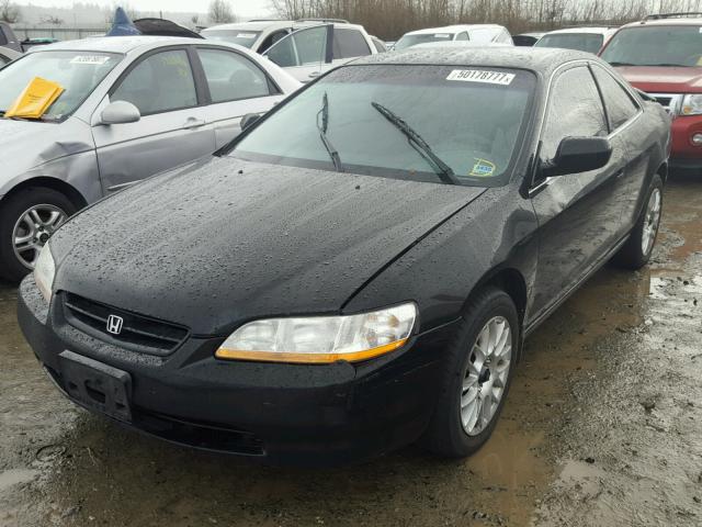 1HGCG2240YA012869 - 2000 HONDA ACCORD LX BLACK photo 2