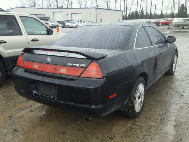 1HGCG2240YA012869 - 2000 HONDA ACCORD LX BLACK photo 4