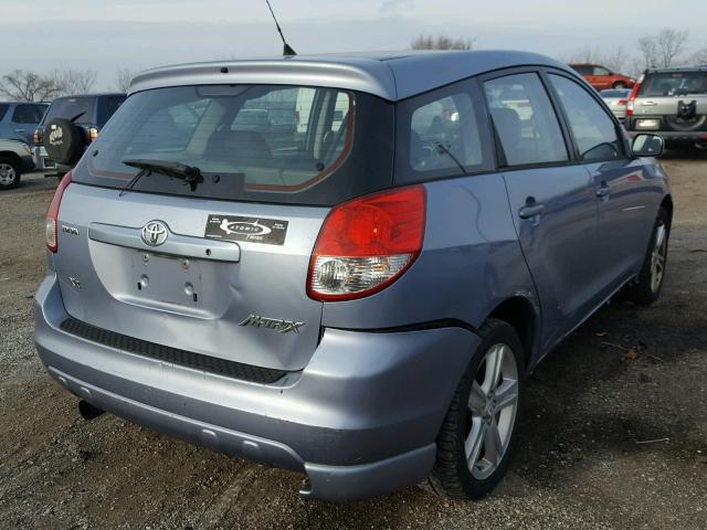 2T1KR32E13C034418 - 2003 TOYOTA MATRIX XR BLUE photo 4