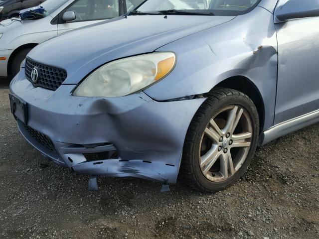2T1KR32E13C034418 - 2003 TOYOTA MATRIX XR BLUE photo 9