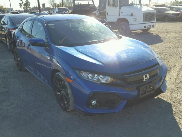 SHHFK7H43HU430377 - 2017 HONDA CIVIC SPOR BLUE photo 1
