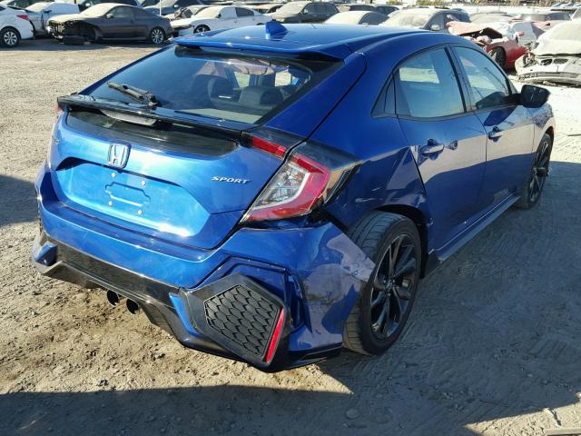 SHHFK7H43HU430377 - 2017 HONDA CIVIC SPOR BLUE photo 4