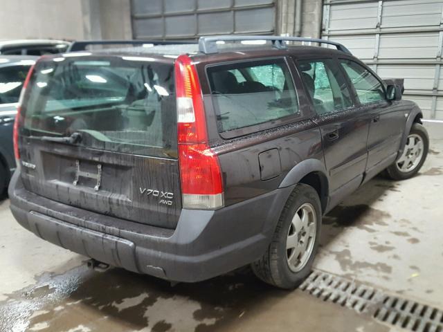 YV1SZ58D011038269 - 2001 VOLVO V70 XC BROWN photo 4