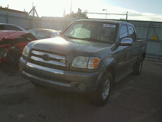 5TBET34164S454640 - 2004 TOYOTA TUNDRA DOU GRAY photo 2