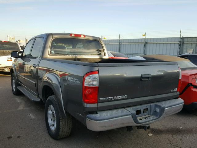 5TBET34164S454640 - 2004 TOYOTA TUNDRA DOU GRAY photo 3