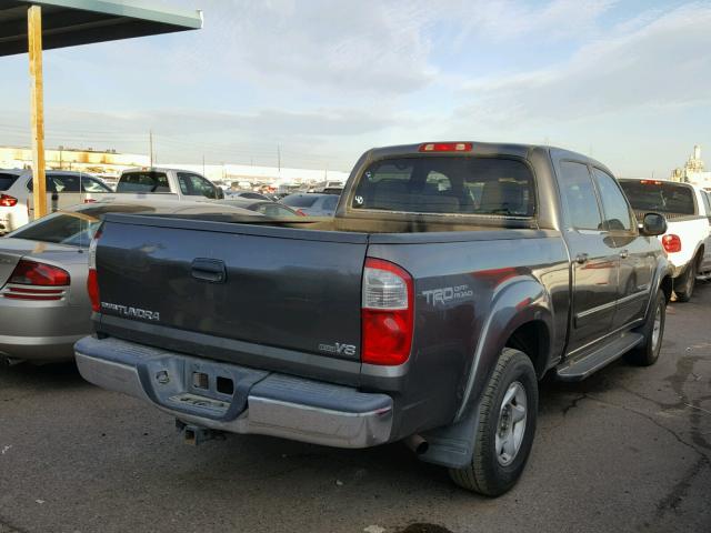 5TBET34164S454640 - 2004 TOYOTA TUNDRA DOU GRAY photo 4