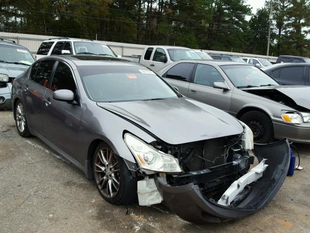 JNKBV61E07M715062 - 2007 INFINITI G35 GRAY photo 1