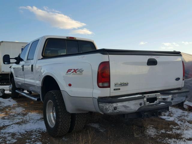 1FTWW33P25EB74648 - 2005 FORD F350 SUPER WHITE photo 3