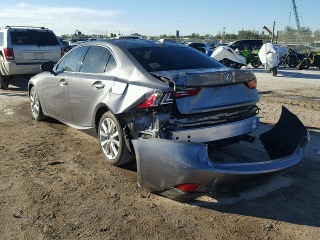 JTHBF1D21E5042503 - 2014 LEXUS IS 250 GRAY photo 3