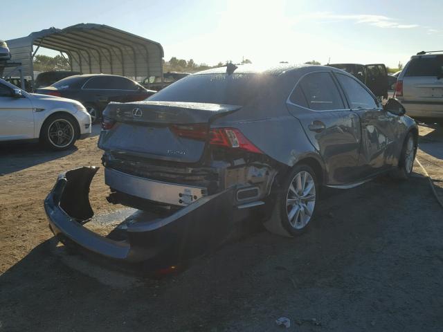 JTHBF1D21E5042503 - 2014 LEXUS IS 250 GRAY photo 4