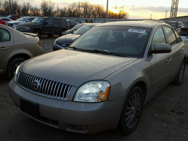 1MEFM43156G605897 - 2006 MERCURY MONTEGO PR GOLD photo 2