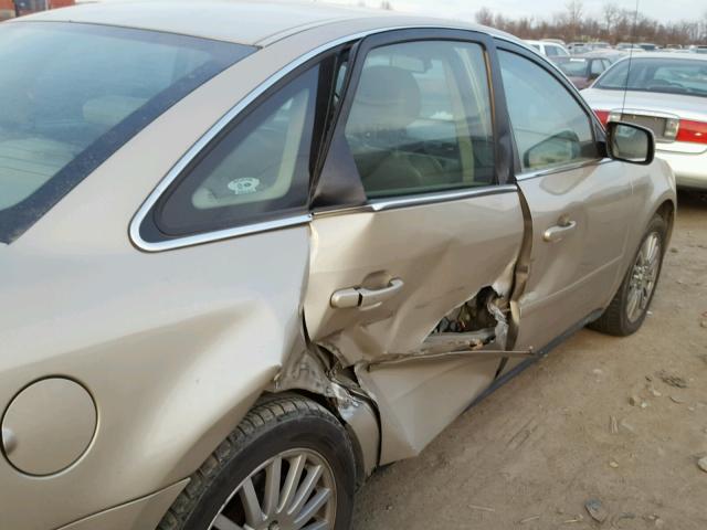 1MEFM43156G605897 - 2006 MERCURY MONTEGO PR 金色 照片 9