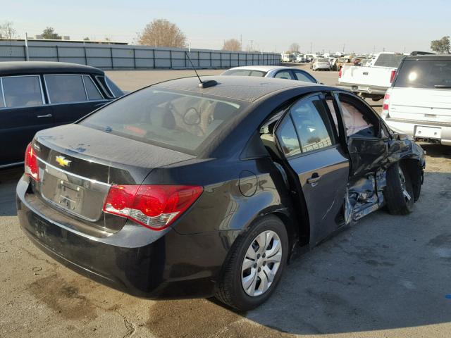 1G1PA5SG1F7131773 - 2015 CHEVROLET CRUZE LS BLACK photo 4