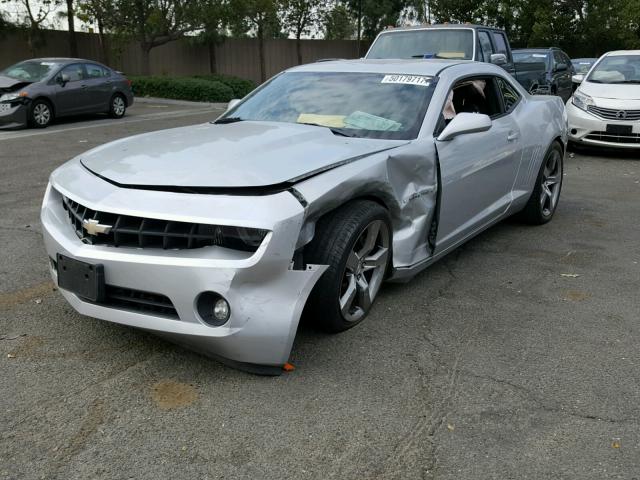 2G1FB1ED3B9212253 - 2011 CHEVROLET CAMARO LT GRAY photo 2