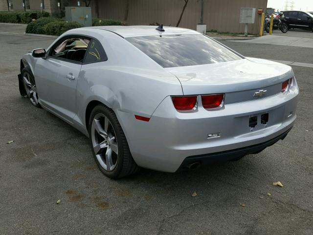 2G1FB1ED3B9212253 - 2011 CHEVROLET CAMARO LT GRAY photo 3