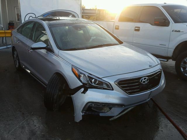 5NPE34AFXGH296813 - 2016 HYUNDAI SONATA SPO SILVER photo 1