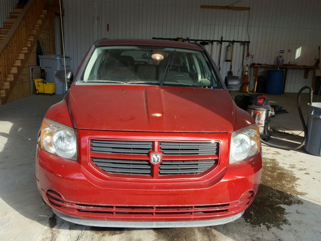 1B3HB28B37D246169 - 2007 DODGE CALIBER MAROON photo 9