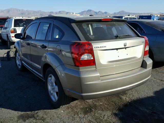 1B3HB48B98D655385 - 2008 DODGE CALIBER SX GOLD photo 3