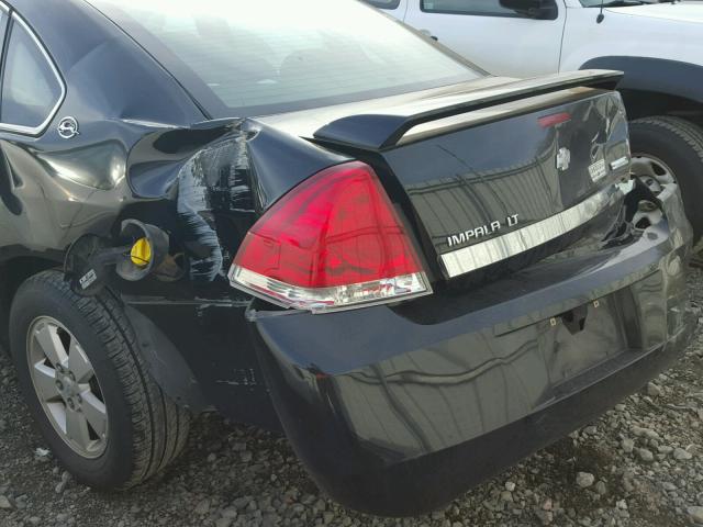 2G1WT58K189112756 - 2008 CHEVROLET IMPALA LT BLACK photo 9