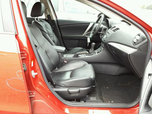 JM1BL1S57A1130920 - 2010 MAZDA 3 S RED photo 5