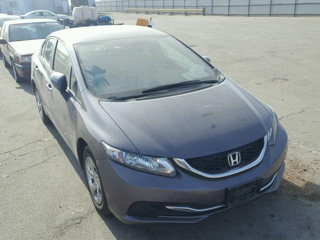 19XFB2F58FE704952 - 2015 HONDA CIVIC LX SILVER photo 1