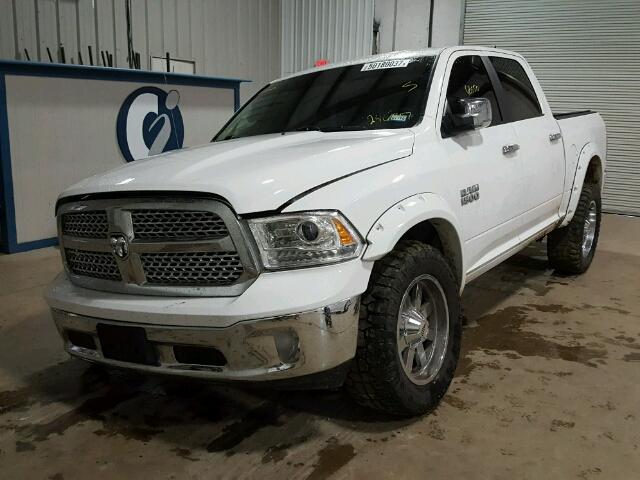 1C6RR7NT1GS246957 - 2016 RAM 1500 LARAM WHITE photo 2