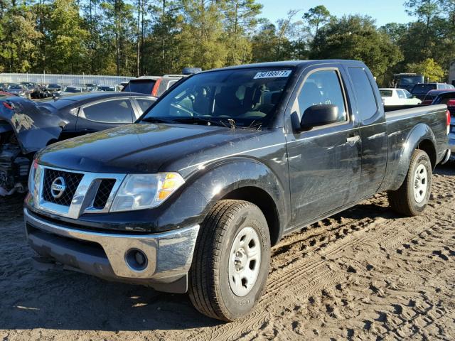 1N6BD0CT5AC440635 - 2010 NISSAN FRONTIER K BLACK photo 2