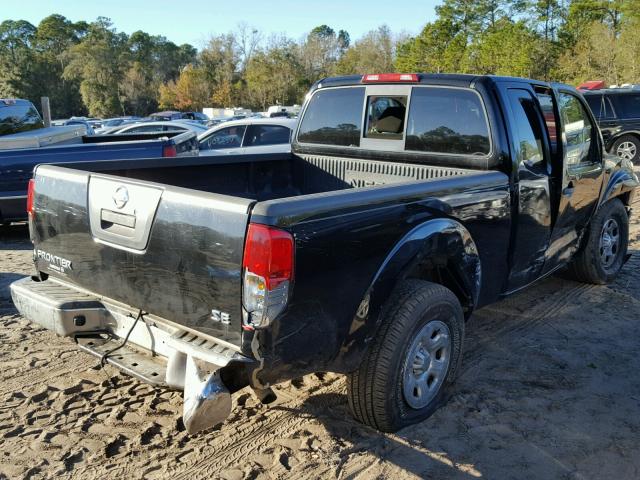 1N6BD0CT5AC440635 - 2010 NISSAN FRONTIER K BLACK photo 4