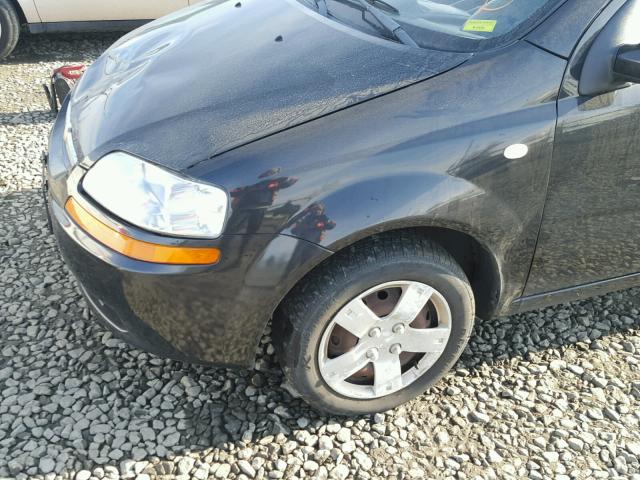 KL1TD66606B577650 - 2006 CHEVROLET AVEO BASE Qara foto 10